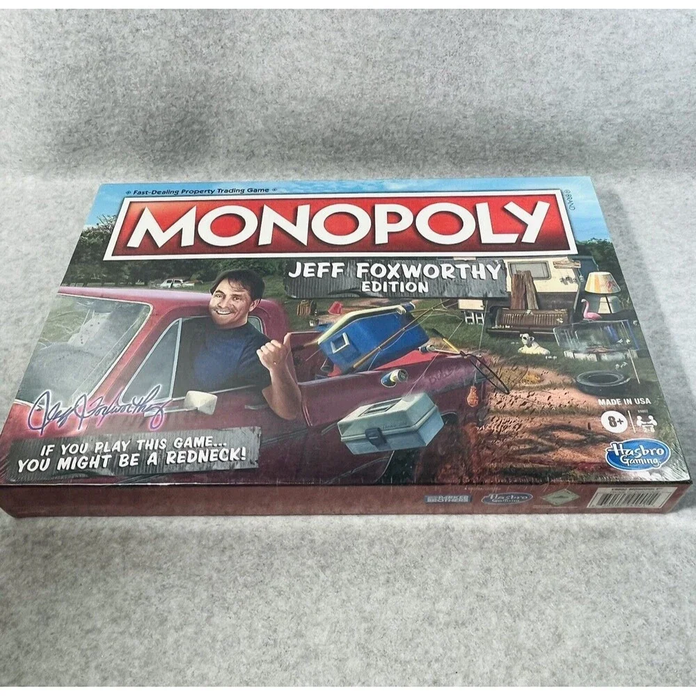 Monopoly Jeff‎ Foxworthy Edition Board Game Redneck Brand New Factory Sealed